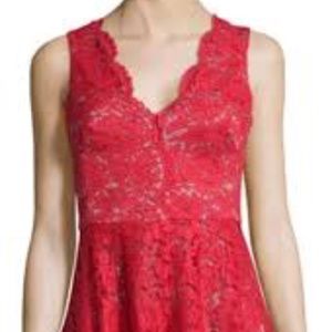 Vera Wang | Red Cocktail Dress